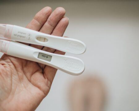 two positive pregnancy tests debb a motherhood debb a pregnancy debb a family t20 govvAY